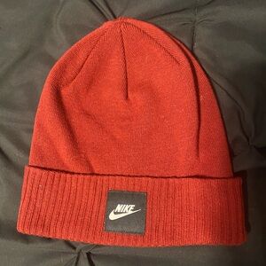 Nike Red Beanie